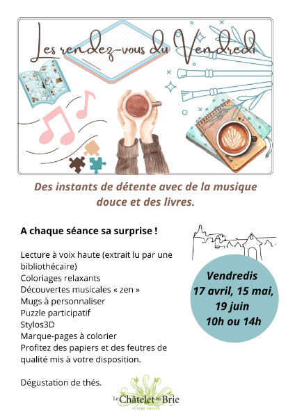 Couverture de Les Rendez-vous du Vendredi au Chatelet-en-Brie