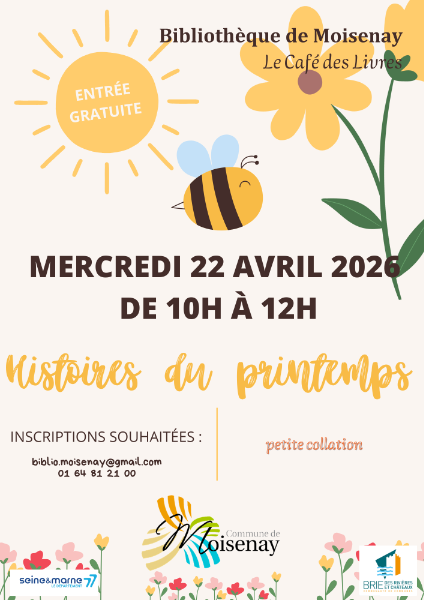 Couverture de Histoires du printemps &agrave; Moisenay