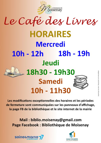 Couverture de Nouveaux horaires d'ouverture